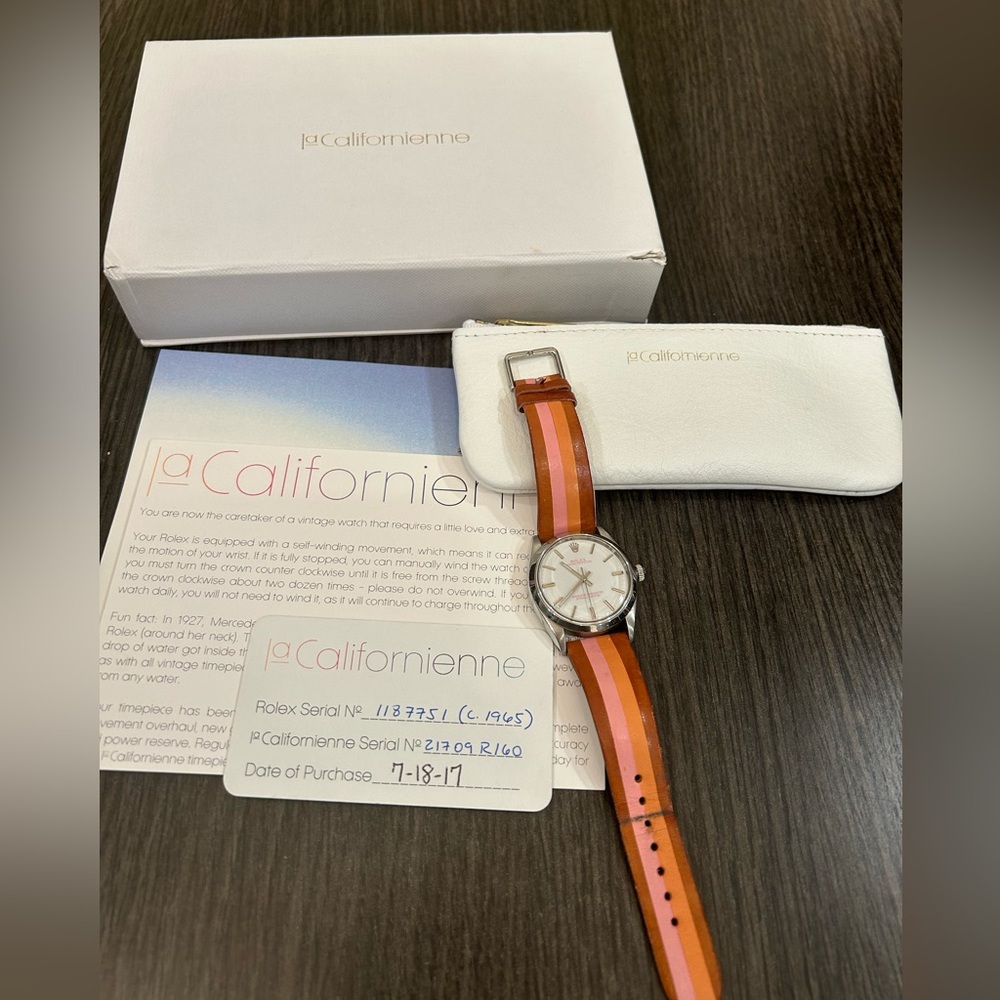 EUC La Californienne Vintage Rolex Oyster Perpetual